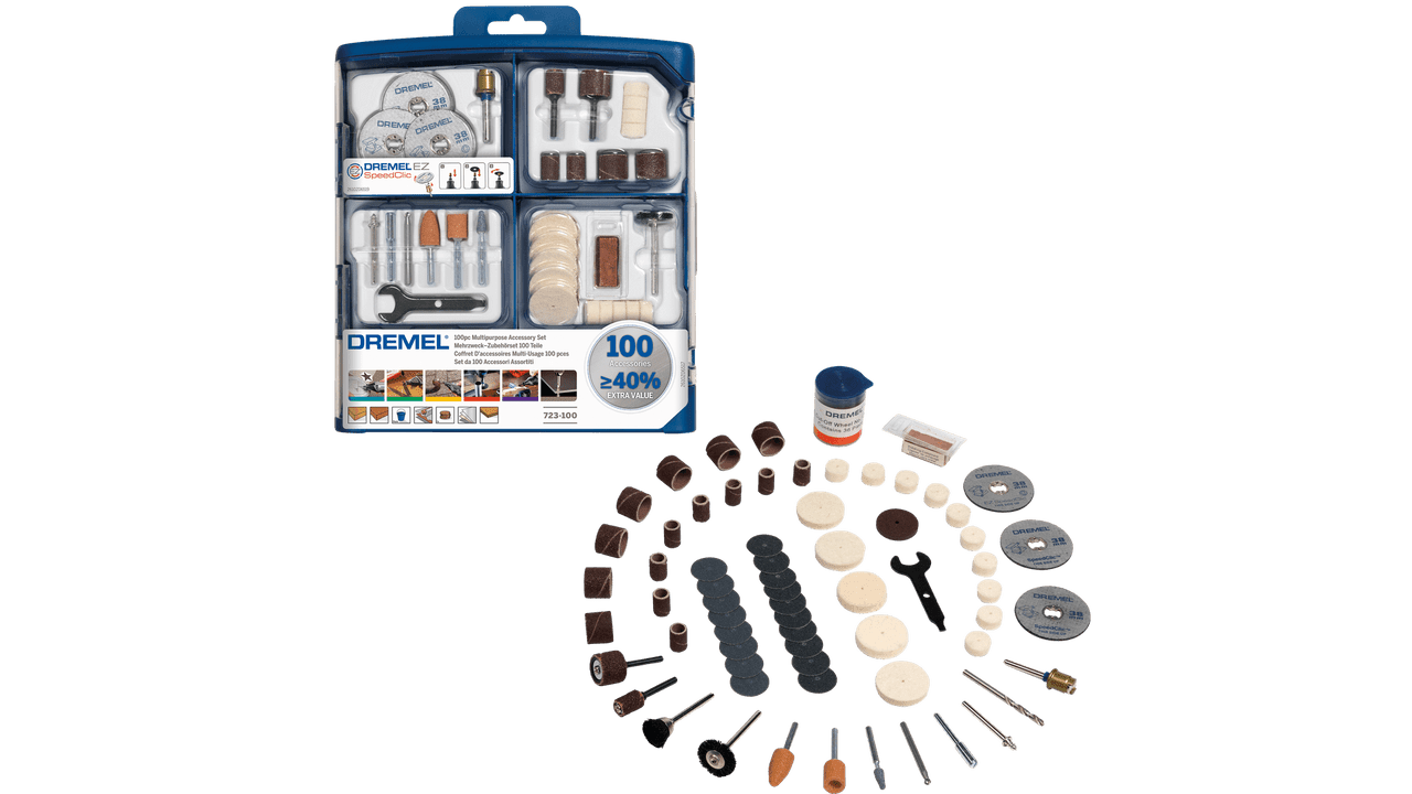 Dremel 100 Piece Multi-Tool Accessory Kit (2615S723JA)