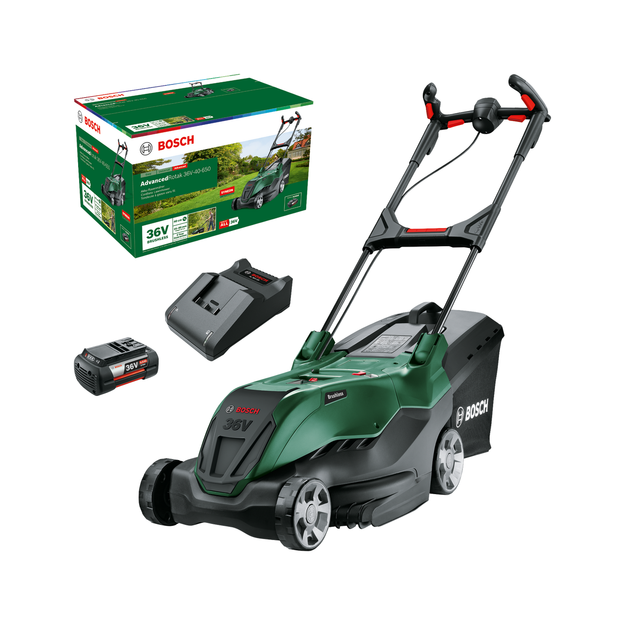 Bosch AdvancedRotak 36V-40-650 Cordless Lawnmower