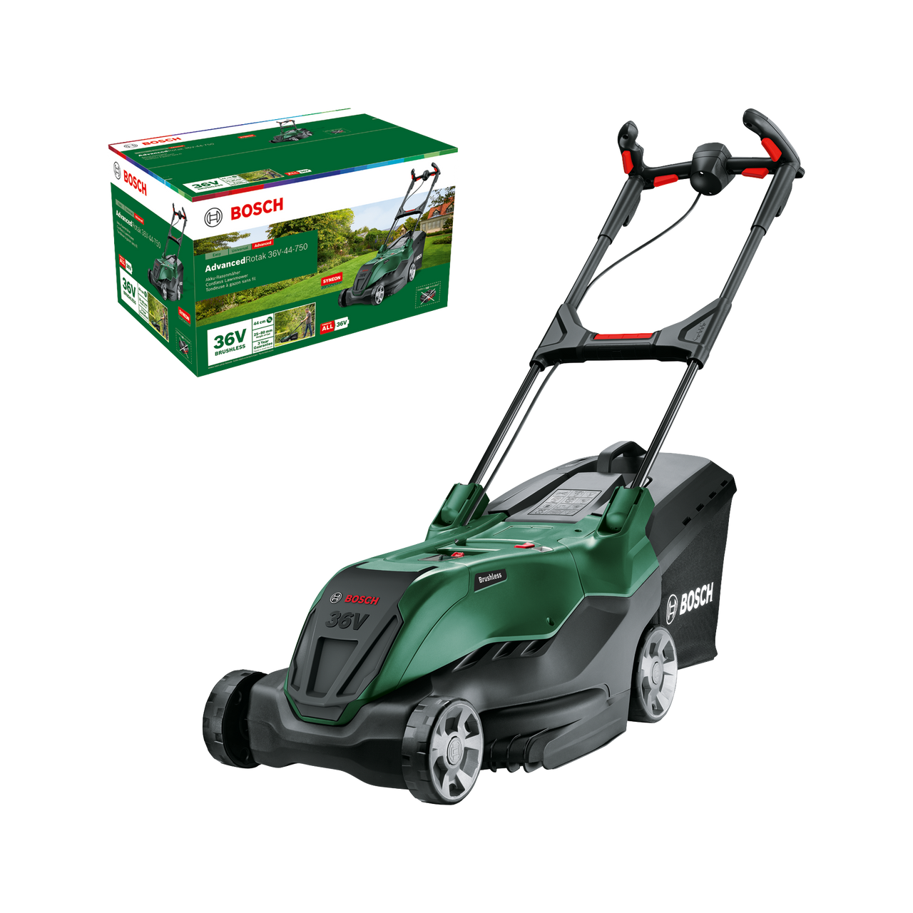 Bosch AdvancedRotak 36V-44-750 (1x 4.0Ah) Cordless Lawnmower