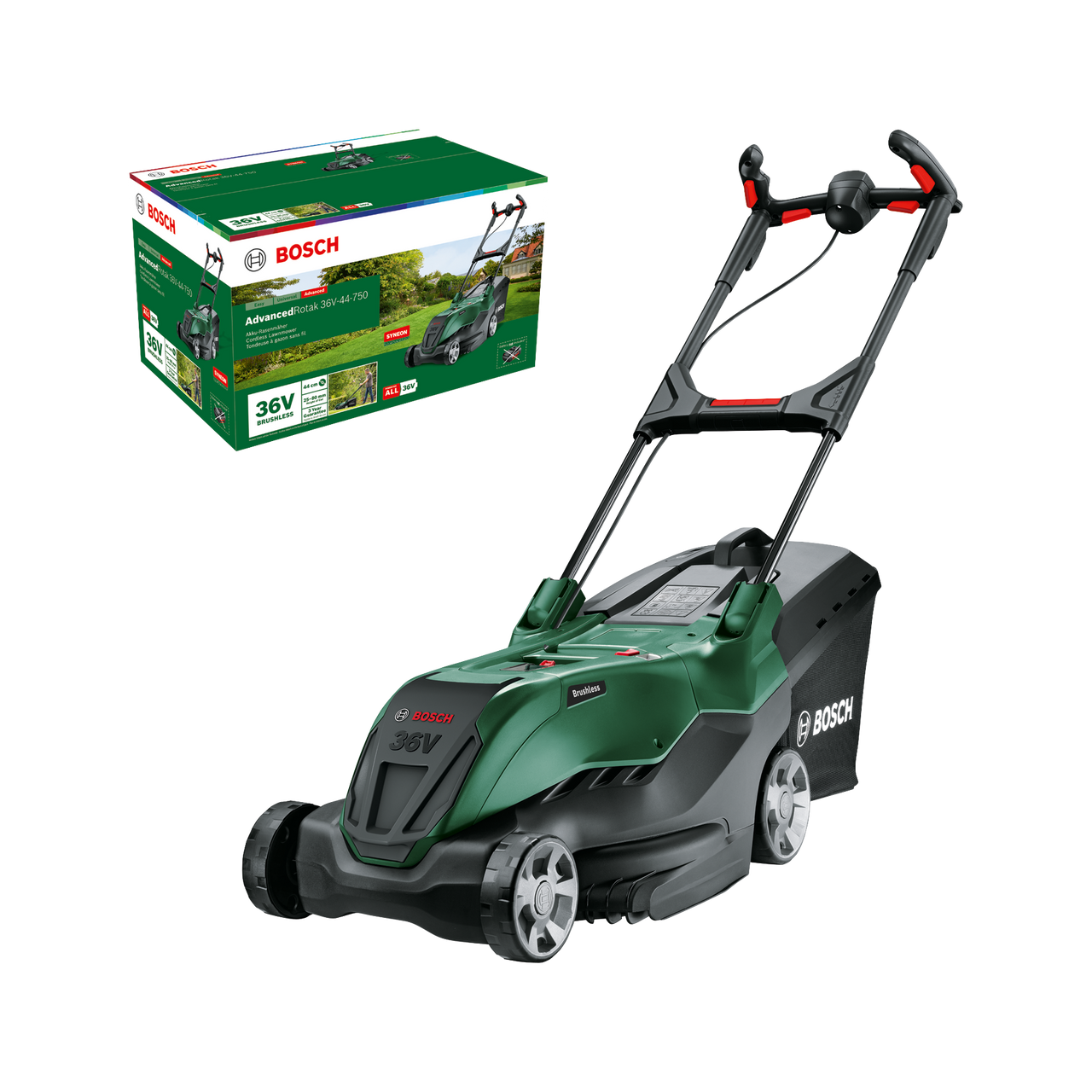 Bosch AdvancedRotak 36V-44-750 Cordless Lawnmower body only