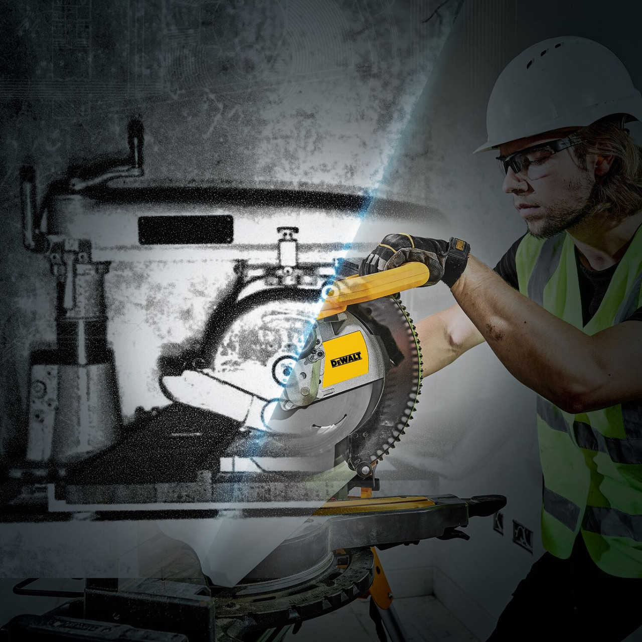 Dewalt DCS781X2 54V Flexvolt 305mm Mitre Saw