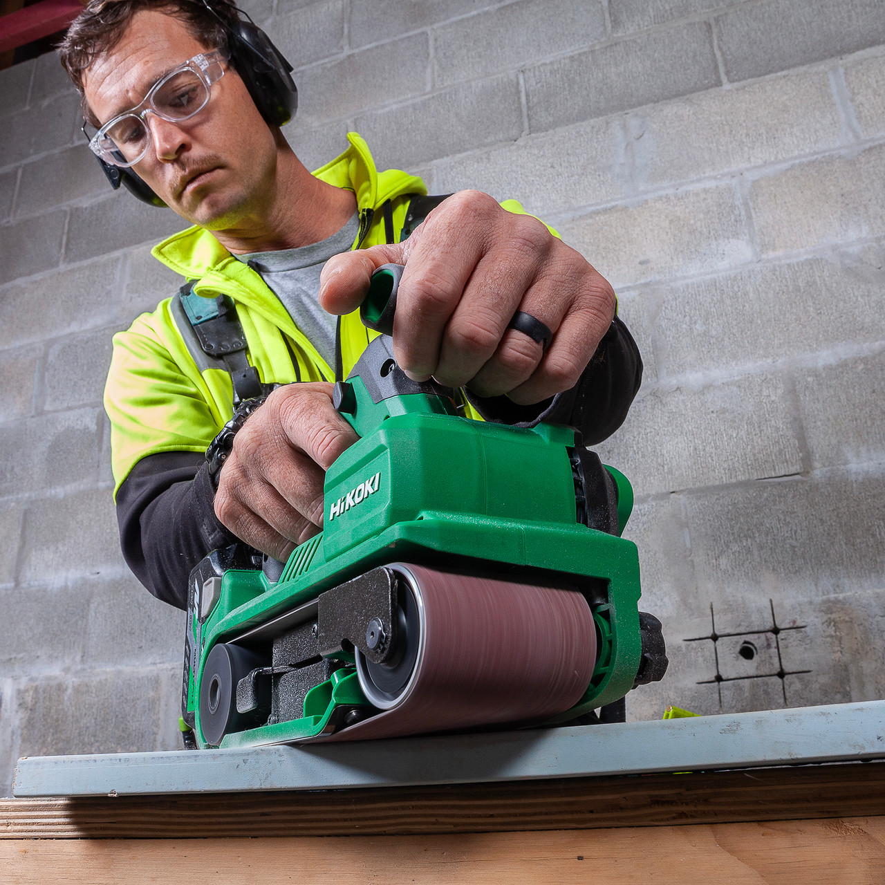 Hikoki 36v 75mm Cordless Belt Sander (Body Only) (SB3608DA)