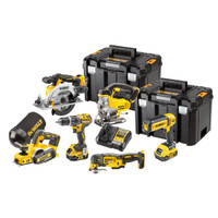 DeWalt 18v XR Cordless 6 Piece Kit Inc 3x 5.0Ah Batts