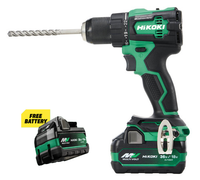 HiKoki DV18DE 18V Brushless Combi Drill (2 X 5.0AH & Charger)