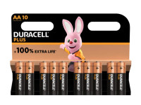 Duracell AA Cell Plus Power +150% Batteries (Pack 10)