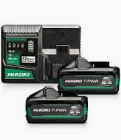  Hikoki PWR Multivolt 36V 4.0Ah/18V 8.0Ah Li-Ion Batteries + Quick charger