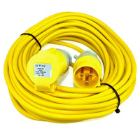 16A 2.5mm 14M 110v (Yellow) Extension Lead