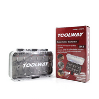 Toolway 12 Pcs Router Bit Set