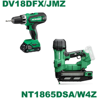 Hikoki 2ndGen - 18V 16g 65mm Finishing Nailer & DV18DFX Combi Drill Bundle