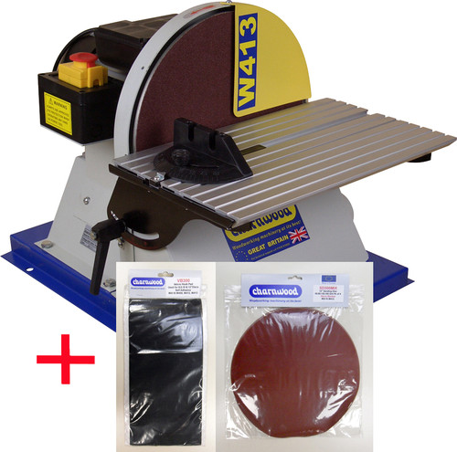 Charnwood W413P 12" Disc Sander Package Deal