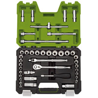 Draper Expert MM/AF Combined Socket Set, 3/8" Sq. Drive (41 Piece) (04464)