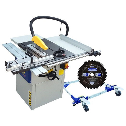 Charnwood W650 10'' Cast Iron Table Saw Package