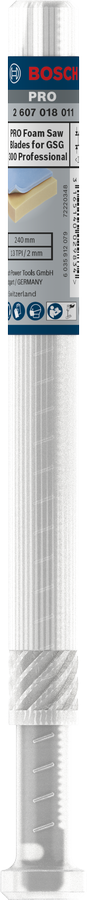 Bosch PRO Foam GSG 300 Rubber Cutter Blade Set, 200 mm, 2 pcs