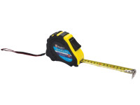 BlueSpot 10m/33ft magnetic tape measure with blue and black rubberised case.