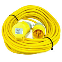 16A 1.5mm 14M 110v (Yellow) Extension Lead