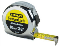 Stanley 10m/30' Powerlock Tape with Blade Armor