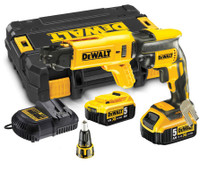 Dewalt 18V XR Brushless Collated Drywall Screwdriver - 2 x 5.0Ah