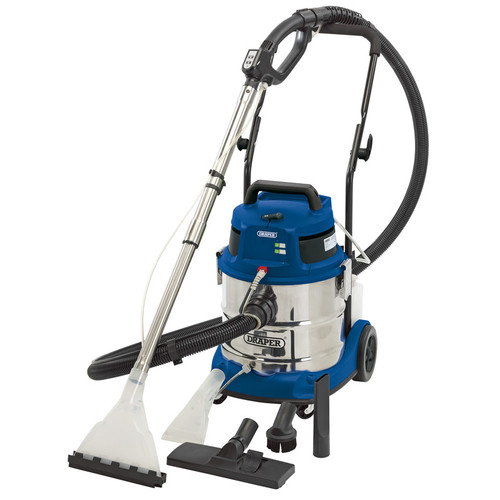 Draper 20Litre 1500W Wet and Dry Shampoo/Vacuum Cleaner