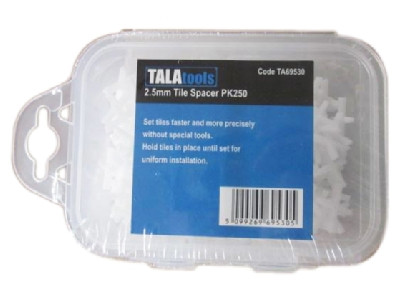 Tala TA69529 2mm Tile Spacers Pk (250)
