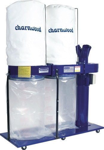 Charnwood W792 Professional 3HP Double Bag Dust Extractor (Single Phase) (W792)