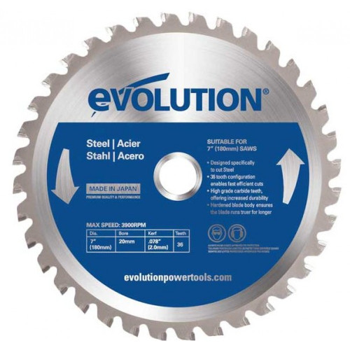 Evolution 180mm Steel Cutting Blade