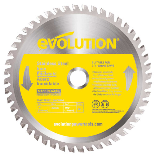 Evolution 180mm Stainless Steel Cutting Blade (EVO180STA)