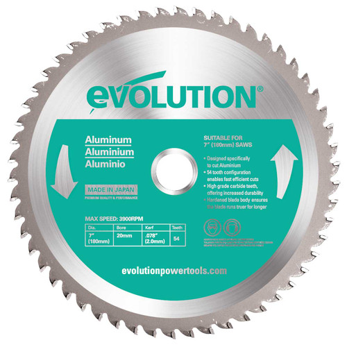 Evolution 180mm Aluminium Cutting Blade (EVO180ALU)