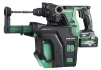 HiKoki DH36DPB 36V Cordless Rotary Hammer with Dust Extractor System (2 x 2.5Ah)