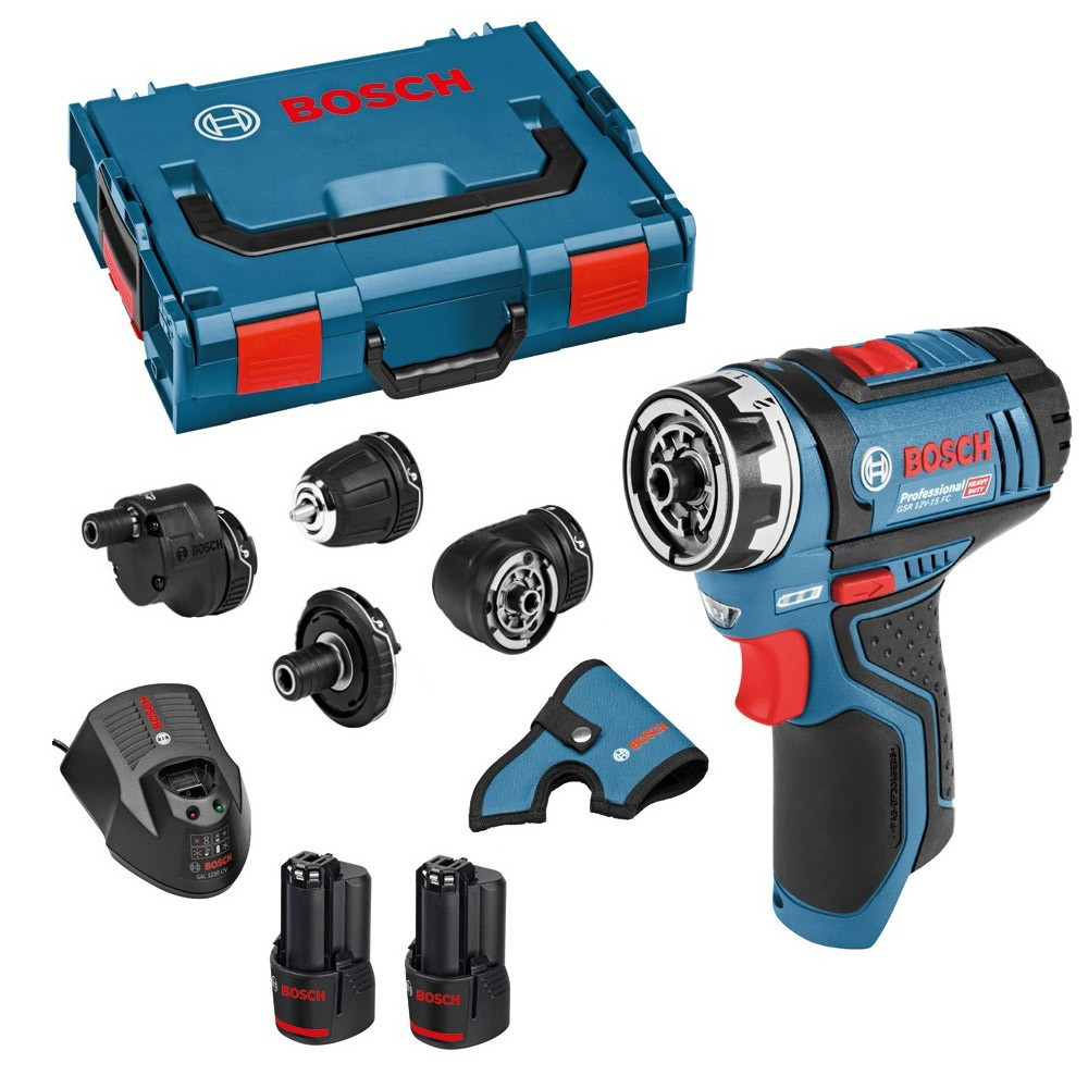 Bosch GSR12V-300FCB22 12V Max Brushless FlexiClick 5-in-1, 43% OFF