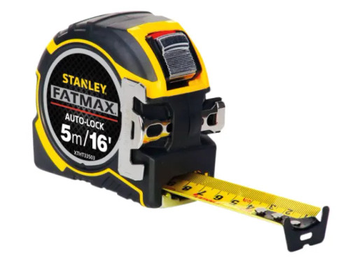Stanley FatMax 5m(16ft) Auto Lock Short Tape (STA033503)