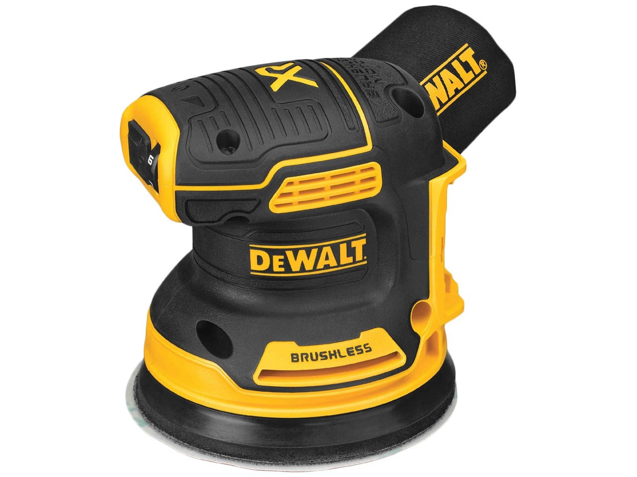 Dewalt Dcw210n Xj 18v Cordless 125mm Random Orbit Sander Body