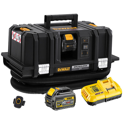 Dewalt DCV586MT2 54V FlexVolt Cordless Dust Extractor (2x6Ah) (DCV586MT2)