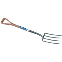 Draper Carbon Steel Garden Fork with Ash Handle (14301)
