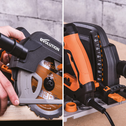 Evolution r185ccsx 185mm circular saw deals
