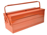 Bacho Orange Metal Cantilever Tool Box 21in