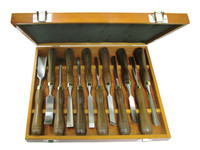 Faithful Woodcarving Set in of 12 in Case