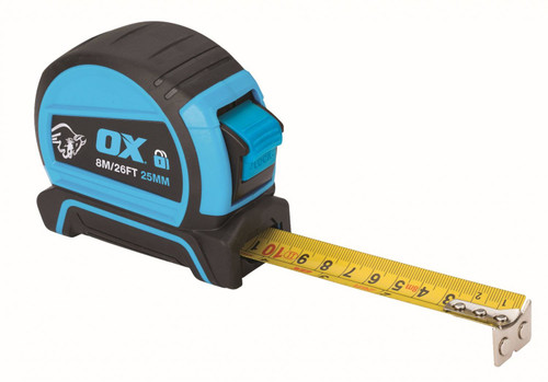 Ox Pro 8M Dual Auto Lock Tape Measure (OX-P505208)