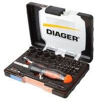 Diager 45Pc Screwdriver & Socket Set (U644C)