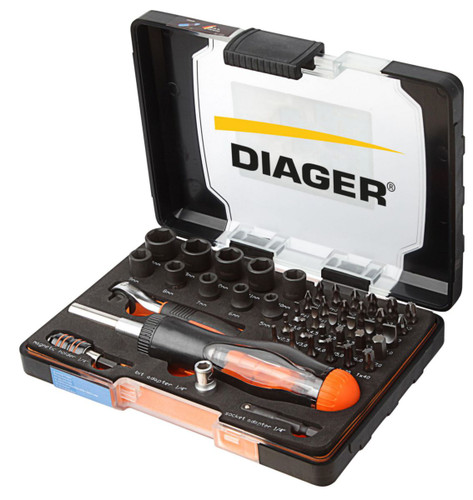 Diager 45Pc Screwdriver & Socket Set (U644C)