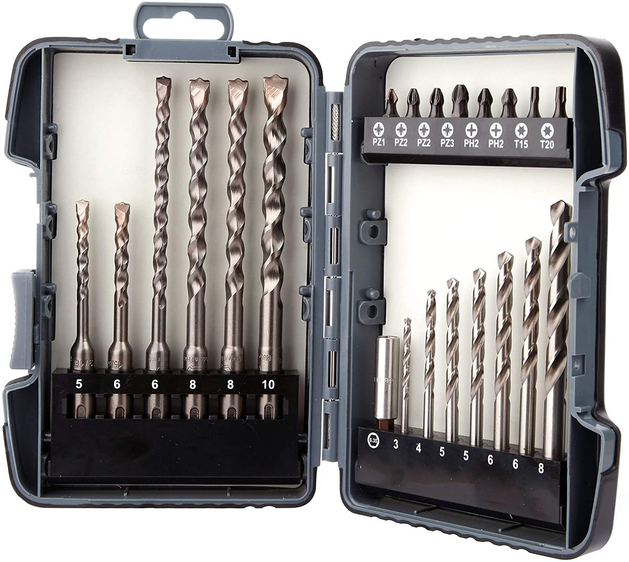 Diager 22Pc HSS & SDS Drill Bit Set (062C)
