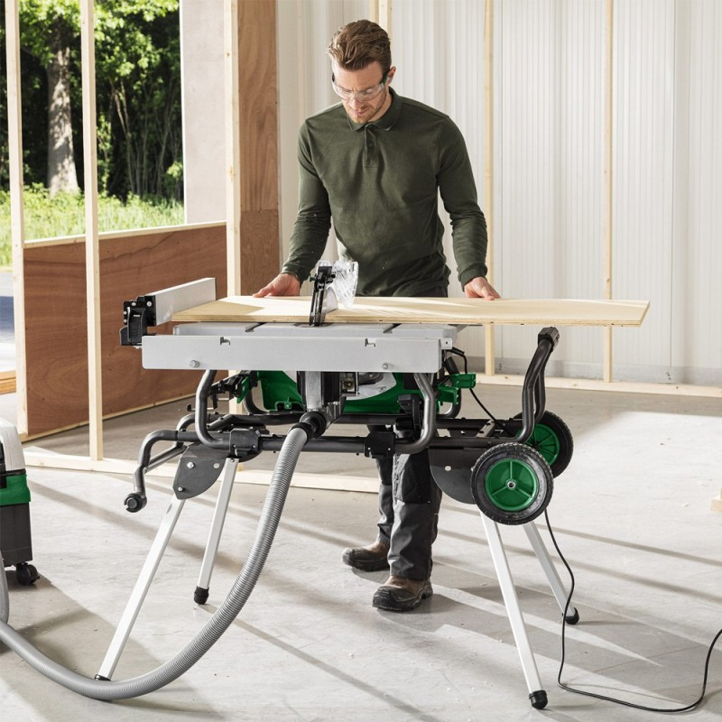 HiKoki 36V Cordless 254mm Table Saw with Stand (Body Only)