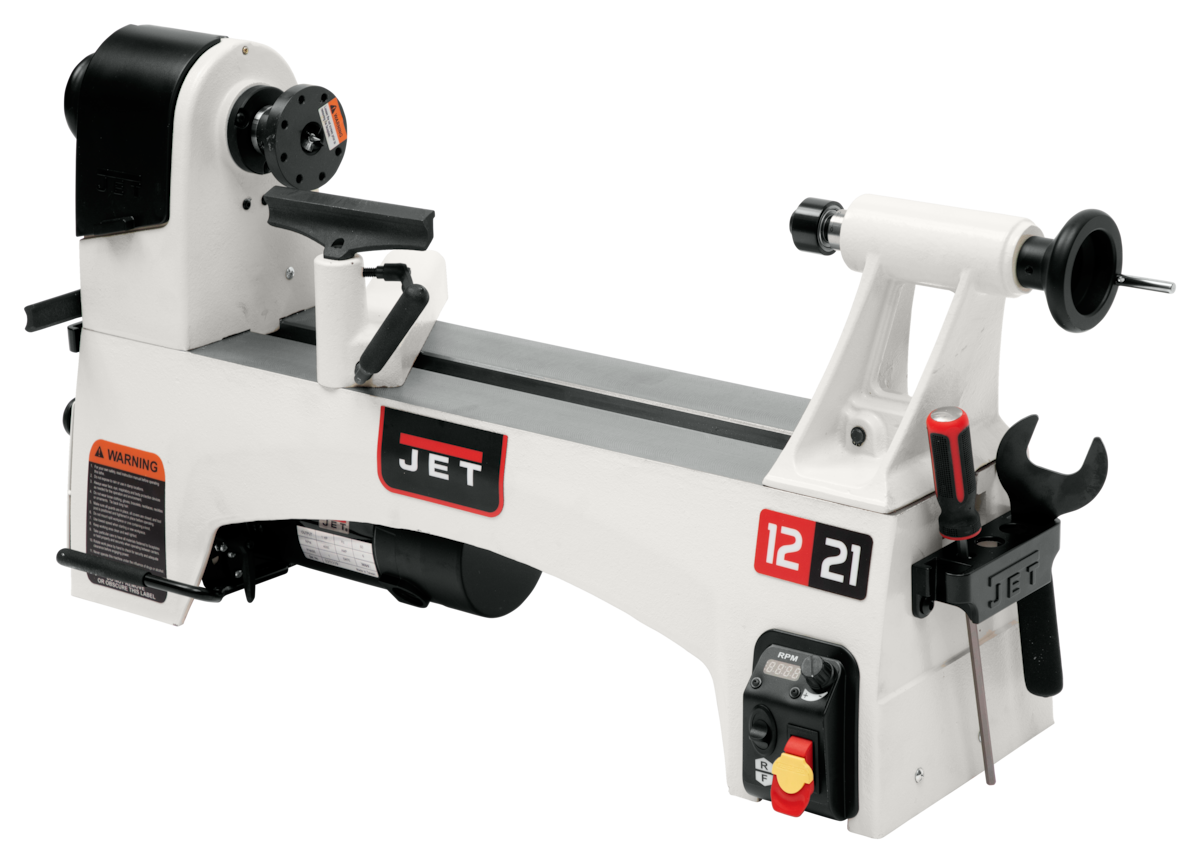 Jet JWL-1221VS 12'' x 21'' Variable Speed Wood Lathe