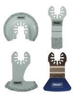Smart Trade 4pc Tiler Multi Tool Blade Kit (SM4-TK)