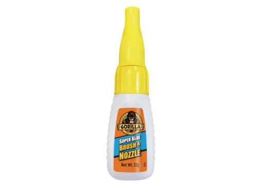 Gorilla 16g Superglue (Brush & Nozzle) (GRGGSGB12)