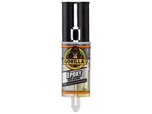 Gorilla 5 Min 2-Part Epoxy Syringe 25ml (GRGGES25)