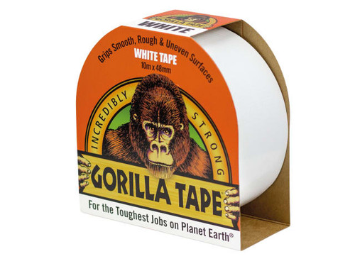Gorilla Duct Tape 48mmx 10m (White) (GRGCLOTHWH)