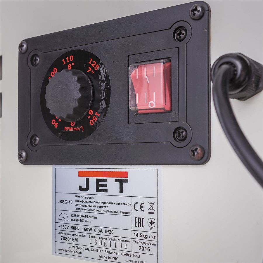 Jet 10" Wet Stone Sharpening System (JSSG-10-M)