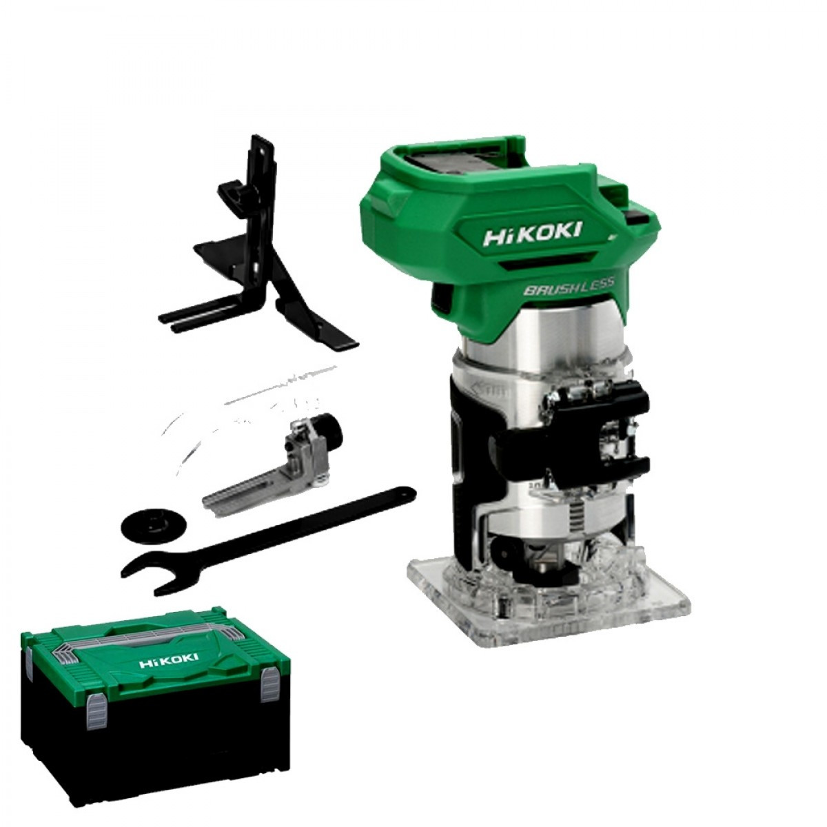 Hikoki 18V Brushless 1/4" Cordless Laminate Trimmer 