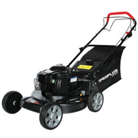 Proplus Self Propelled 48cm Alum Deck Petrol Lawnmower 5hp Briggs and Stratton Engine with Mulch