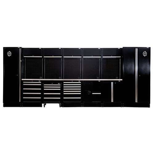 BUNKER® Modular Storage Combo, Sink & Stainless worktop (25 PIECE)